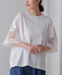 レーススリーブTシャツ
