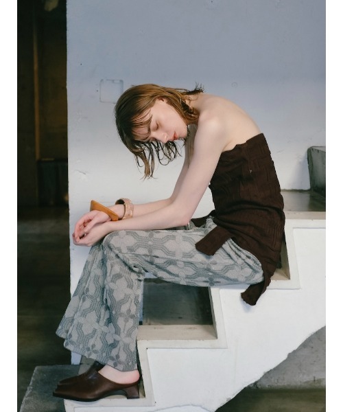 Ruh Dhan(ルーダン)の「2way Vital Layers Tank(タンクトップ・レディース・ブラウン/ブルー/アイボリー/ボルドー・FREE)」の17枚目の写真
