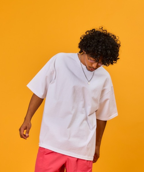 WALLA WALLA SPORT（ワラワラスポーツ）の「9oz TUBE TEE/ 9オンス チューブ ティー（Tシャツ/カットソー・メンズ・レモンイエロー/グリーン系その他/マスタード/エンジ/ダークブラウン/スミクロ/アイボリー/ブラック/ホワイト・X-LARGE/LARGE/SMALL/MEDIUM）」の2枚目の写真