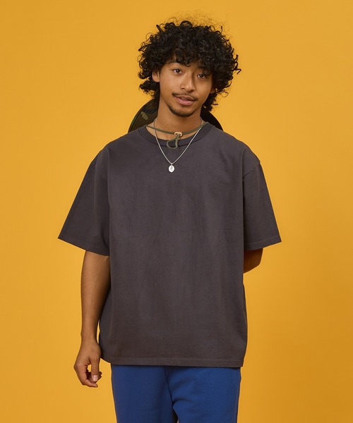 WALLA WALLA SPORT（ワラワラスポーツ）の「9oz TUBE TEE/ 9オンス チューブ ティー（Tシャツ/カットソー・メンズ・レモンイエロー/グリーン系その他/マスタード/エンジ/ダークブラウン/スミクロ/アイボリー/ブラック/ホワイト・X-LARGE/LARGE/SMALL/MEDIUM）」の4枚目の写真