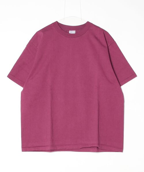 WALLA WALLA SPORT（ワラワラスポーツ）の「9oz TUBE TEE/ 9オンス チューブ ティー（Tシャツ/カットソー・メンズ・レモンイエロー/グリーン系その他/マスタード/エンジ/ダークブラウン/スミクロ/アイボリー/ブラック/ホワイト・X-LARGE/LARGE/SMALL/MEDIUM）」の10枚目の写真