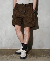 THRIFTY LOOK | THRIFTY LOOK / スリフティールック PRINTED 90S CLIMBING SHORTS タイガーカモ レオパード ウェビングベルト イージーショーツ(その他パンツ)