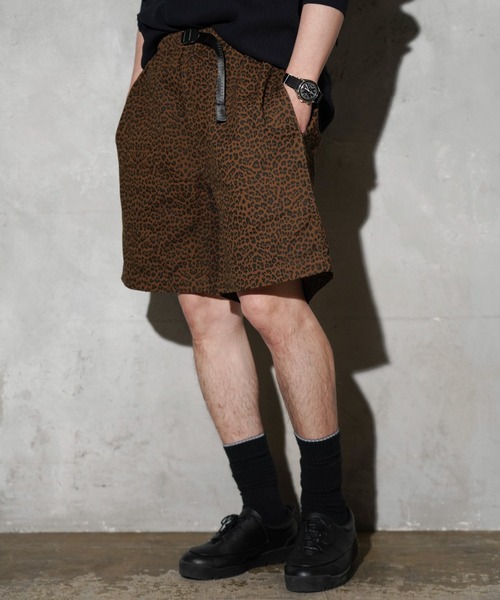 THRIFTY LOOK（スリフティールック）の「THRIFTY LOOK / スリフティールック PRINTED 90S CLIMBING SHORTS タイガーカモ レオパード ウェビングベルト イージーショーツ（その他パンツ・メンズ・カモフラージュ/ブラウン/グリーン・MEDIUM/LARGE）」の8枚目の写真
