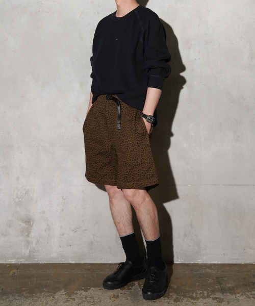 THRIFTY LOOK（スリフティールック）の「THRIFTY LOOK / スリフティールック PRINTED 90S CLIMBING SHORTS タイガーカモ レオパード ウェビングベルト イージーショーツ（その他パンツ・メンズ・カモフラージュ/ブラウン/グリーン・MEDIUM/LARGE）」の9枚目の写真