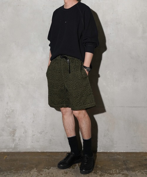 THRIFTY LOOK（スリフティールック）の「THRIFTY LOOK / スリフティールック PRINTED 90S CLIMBING SHORTS タイガーカモ レオパード ウェビングベルト イージーショーツ（その他パンツ・メンズ・カモフラージュ/ブラウン/グリーン・MEDIUM/LARGE）」の11枚目の写真