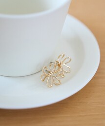 coen（コーエン）の「ワイヤーフラワーモチーフピアス（ピアス（両耳用））」