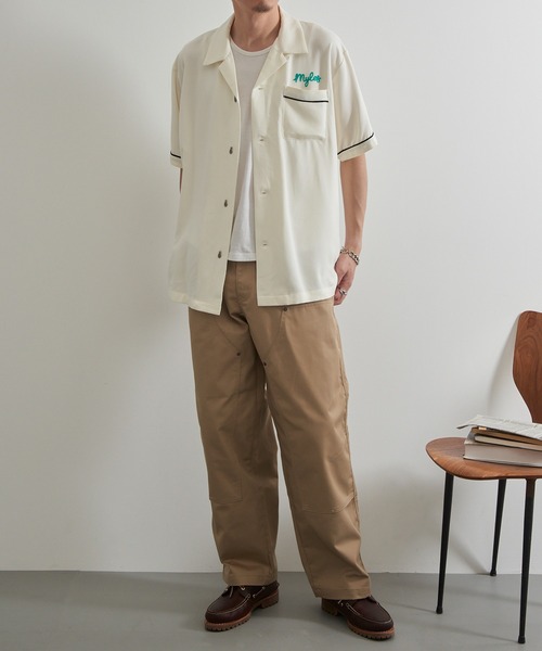 HOUSTON(ヒューストン)の「【HOUSTON】BOWLING SHIRT(SACRAMENTO) 41318(シャツ/ブラウス・メンズ・オフホワイト/ブラック・M/L)」の11枚目の写真