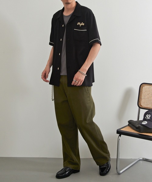 HOUSTON(ヒューストン)の「【HOUSTON】BOWLING SHIRT(SACRAMENTO) 41318(シャツ/ブラウス・メンズ・オフホワイト/ブラック・M/L)」の18枚目の写真