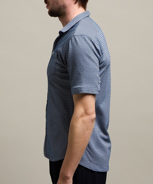 HIDEAWAYS NICOLE(ハイダウェイニコル)の「【HIDEAWAYS BLACK】サッカーチェックショートレギュラーカラー半袖シャツ(シャツ/ブラウス・メンズ・ライトグレー/その他2/その他4・M/XL/L/XXL)」の10枚目の写真