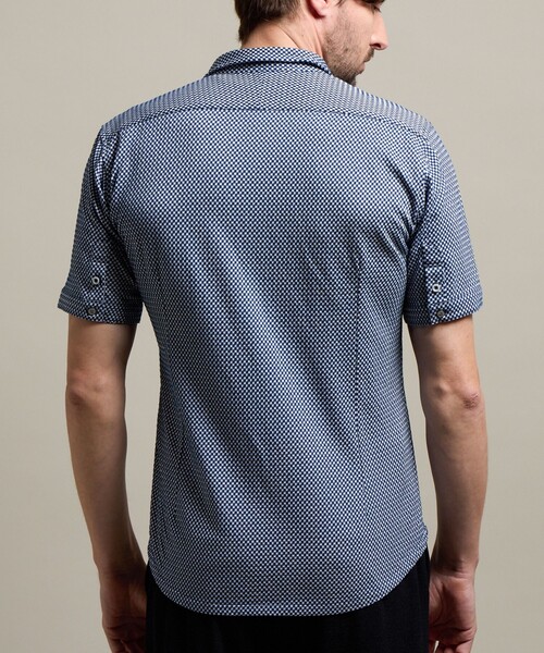 HIDEAWAYS NICOLE(ハイダウェイニコル)の「【HIDEAWAYS BLACK】サッカーチェックショートレギュラーカラー半袖シャツ(シャツ/ブラウス・メンズ・ライトグレー/その他2/その他4・M/XL/L/XXL)」の11枚目の写真