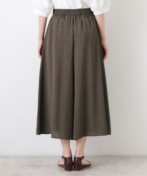 Dessin（デッサン）の「【UVカット/接触冷感】フレアワイドパンツ（その他パンツ・レディース・ブラック/ブラウン系その他/ライトベージュ・02/01/03）」の6枚目の写真