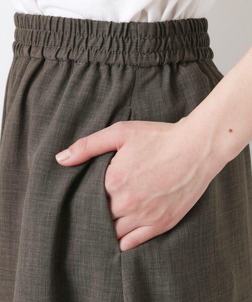 Dessin（デッサン）の「【UVカット/接触冷感】フレアワイドパンツ（その他パンツ・レディース・ブラック/ブラウン系その他/ライトベージュ・02/01/03）」の9枚目の写真