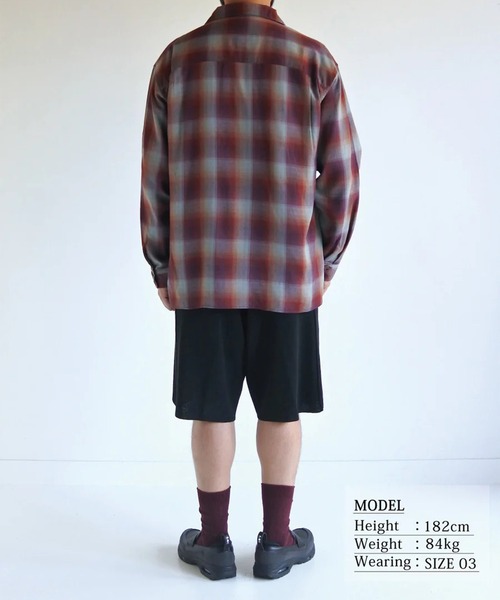 ANACHRONORM】RELUX OPEN COLOR CHECK SHIRTS（シャツ/ブラウス