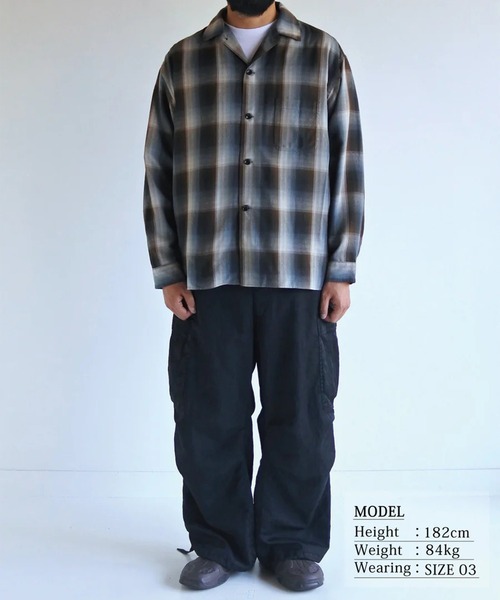 ANACHRONORM】RELUX OPEN COLOR CHECK SHIRTS（シャツ/ブラウス