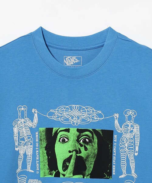 VANS(バンズ)の「VANS × ED DAVIS / Short Sleeve Tee(Tシャツ/カットソー・メンズ・ライトブルー・XL/L/M/S)」の3枚目の写真