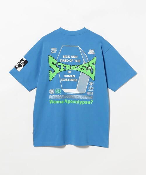 VANS(バンズ)の「VANS × ED DAVIS / Short Sleeve Tee(Tシャツ/カットソー・メンズ・ライトブルー・XL/L/M/S)」の6枚目の写真