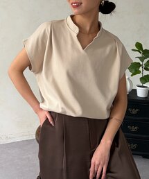 Chez toi（シェトワ）の「スキッパーポンチプルオーバー（Tシャツ/カットソー・レディース）」