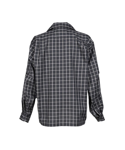DAIWA PIER39（ダイワピア39）の「TECH SPORTS OPEN COLLAR SHIRT L/S GREN PLAID（シャツ/ブラウス・メンズ・ブラウン/チャコールグレー/ライトグレー・LARGE/X-LARGE/MEDIUM）」の4枚目の写真