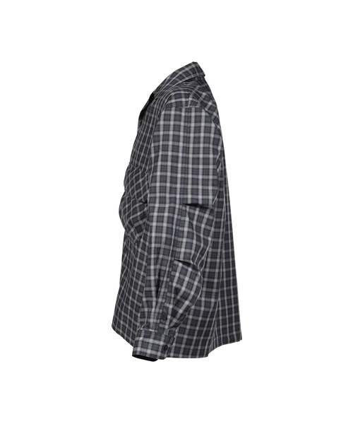 DAIWA PIER39（ダイワピア39）の「TECH SPORTS OPEN COLLAR SHIRT L/S GREN PLAID（シャツ/ブラウス・メンズ・ブラウン/チャコールグレー/ライトグレー・LARGE/X-LARGE/MEDIUM）」の5枚目の写真