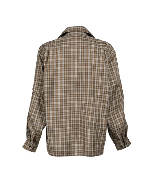 DAIWA PIER39（ダイワピア39）の「TECH SPORTS OPEN COLLAR SHIRT L/S GREN PLAID（シャツ/ブラウス・メンズ・ブラウン/チャコールグレー/ライトグレー・LARGE/X-LARGE/MEDIUM）」の12枚目の写真