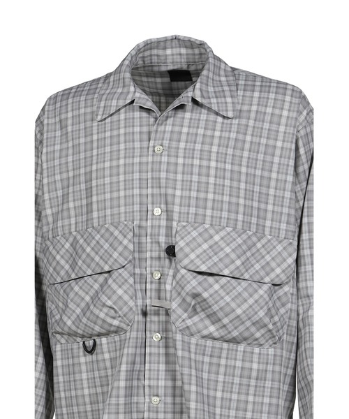 DAIWA PIER39（ダイワピア39）の「TECH SPORTS OPEN COLLAR SHIRT L/S GREN PLAID（シャツ/ブラウス・メンズ・ブラウン/チャコールグレー/ライトグレー・LARGE/X-LARGE/MEDIUM）」の10枚目の写真