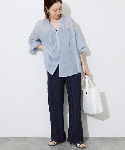 SLOBE IENA(スローブイエナ)の「《シリーズあり/追加》カットフリルパンツ(その他パンツ・レディース・ブラック・FREE)」の18枚目の写真