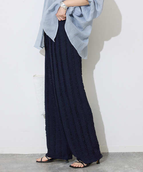 SLOBE IENA(スローブイエナ)の「《シリーズあり/追加》カットフリルパンツ(その他パンツ・レディース・ブラック・FREE)」の15枚目の写真