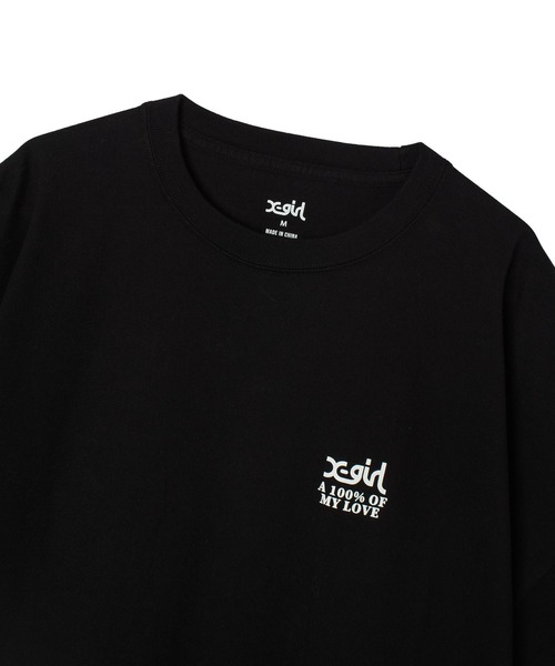 X-girl(エックスガール)の「LEOPARD CIRCLE LOGO AND FACE S/S TEE DRESS(ワンピース・レディース・ホワイト/ブラック・M/S)」の8枚目の写真