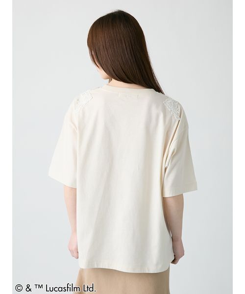 FURFUR(ファーファー)の「【STAR WARS(TM)】グラフィックプリントレースTシャツ(Tシャツ/カットソー・レディース・ブラック/サックスブルー/ホワイト/ベージュ・F)」の7枚目の写真