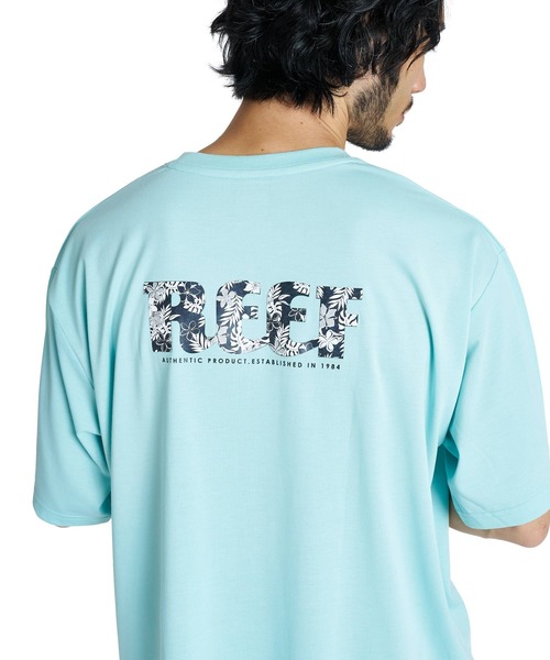 REEF(リーフ)の「REEF メンズ BOTANIA&ISLAND LOGO T Tシャツ 【2026年夏モデル】/リーフUV対策接触冷感半袖Tシャツ(Tシャツ/カットソー・メンズ・ホワイト/ブラック/ベージュ/ミント・SMALL/MEDIUM/X-LARGE/LARGE)」の4枚目の写真