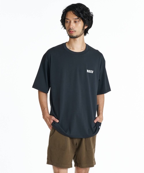 REEF(リーフ)の「REEF メンズ BOTANIA&ISLAND LOGO T Tシャツ 【2026年夏モデル】/リーフUV対策接触冷感半袖Tシャツ(Tシャツ/カットソー・メンズ・ホワイト/ブラック/ベージュ/ミント・SMALL/MEDIUM/X-LARGE/LARGE)」の13枚目の写真