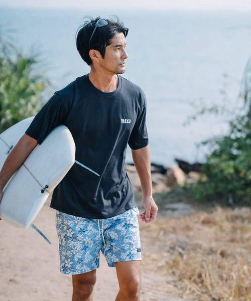 REEF(リーフ)の「REEF メンズ BOTANIA&ISLAND LOGO T Tシャツ 【2026年夏モデル】/リーフUV対策接触冷感半袖Tシャツ(Tシャツ/カットソー・メンズ・ホワイト/ブラック/ベージュ/ミント・SMALL/MEDIUM/X-LARGE/LARGE)」の15枚目の写真