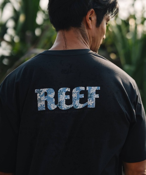 REEF(リーフ)の「REEF メンズ BOTANIA&ISLAND LOGO T Tシャツ 【2026年夏モデル】/リーフUV対策接触冷感半袖Tシャツ(Tシャツ/カットソー・メンズ・ホワイト/ブラック/ベージュ/ミント・SMALL/MEDIUM/X-LARGE/LARGE)」の14枚目の写真