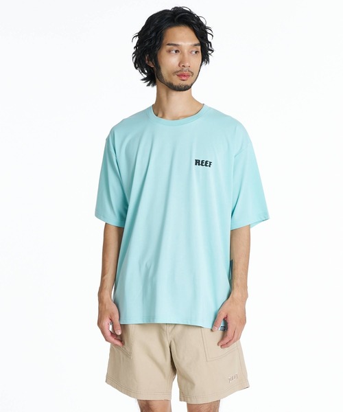 REEF(リーフ)の「REEF メンズ BOTANIA&ISLAND LOGO T Tシャツ 【2026年夏モデル】/リーフUV対策接触冷感半袖Tシャツ(Tシャツ/カットソー・メンズ・ホワイト/ブラック/ベージュ/ミント・SMALL/MEDIUM/X-LARGE/LARGE)」の6枚目の写真