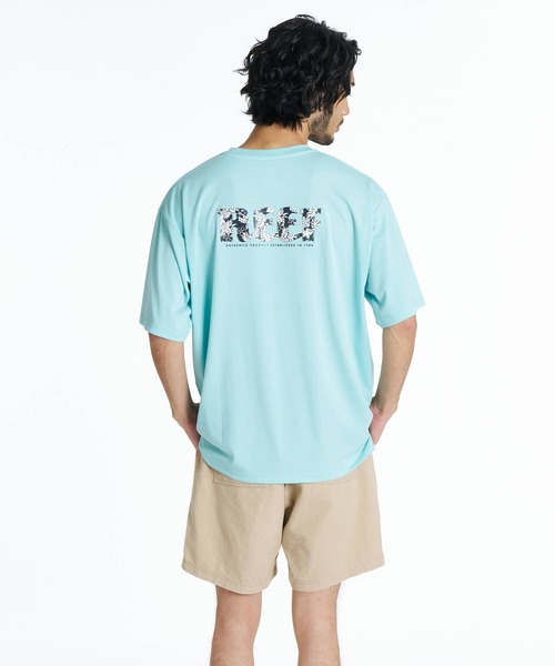 REEF(リーフ)の「REEF メンズ BOTANIA&ISLAND LOGO T Tシャツ 【2026年夏モデル】/リーフUV対策接触冷感半袖Tシャツ(Tシャツ/カットソー・メンズ・ホワイト/ブラック/ベージュ/ミント・SMALL/MEDIUM/X-LARGE/LARGE)」の5枚目の写真