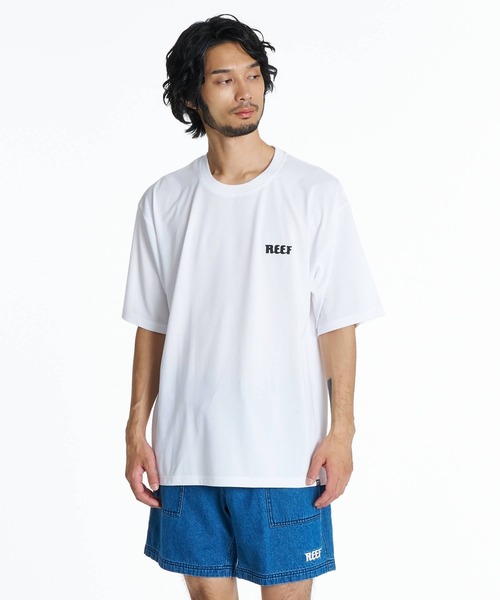 REEF(リーフ)の「REEF メンズ BOTANIA&ISLAND LOGO T Tシャツ 【2026年夏モデル】/リーフUV対策接触冷感半袖Tシャツ(Tシャツ/カットソー・メンズ・ホワイト/ブラック/ベージュ/ミント・SMALL/MEDIUM/X-LARGE/LARGE)」の17枚目の写真