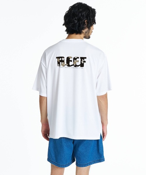 REEF(リーフ)の「REEF メンズ BOTANIA&ISLAND LOGO T Tシャツ 【2026年夏モデル】/リーフUV対策接触冷感半袖Tシャツ(Tシャツ/カットソー・メンズ・ホワイト/ブラック/ベージュ/ミント・SMALL/MEDIUM/X-LARGE/LARGE)」の16枚目の写真