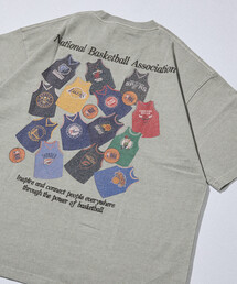NBA × FREAK'S STORE 別注 ランダムユニフォームデザイン バックプリント クルーネックTシャツ