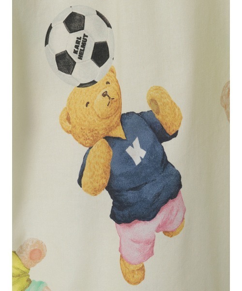 KARL HELMUT(カールヘルム)の「サッカーくまプリントシャツブラウス(シャツ/ブラウス・メンズ・キナリ/ネイビー/レッド・LARGE/MEDIUM)」の12枚目の写真