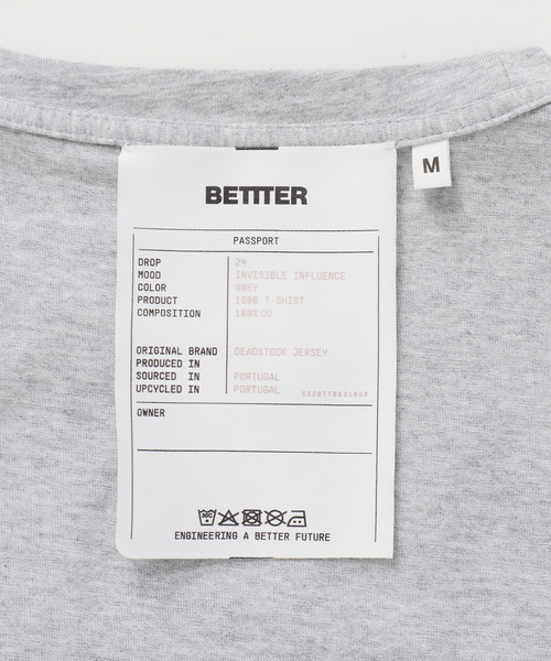 AP STUDIO(エーピーストゥディオ)の「【BETTTER/ベター】1980 T-SHIRT(Tシャツ/カットソー・レディース・ライトグレー・FREE)」の6枚目の写真