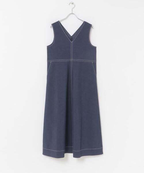 ITEMS URBANRESEARCH（アイテムズ アーバンリサーチ）の「『洗濯可』レーヨンデニムテントワンピース（ワンピース・レディース・ブルー/ブルー系その他・FREE）」の16枚目の写真