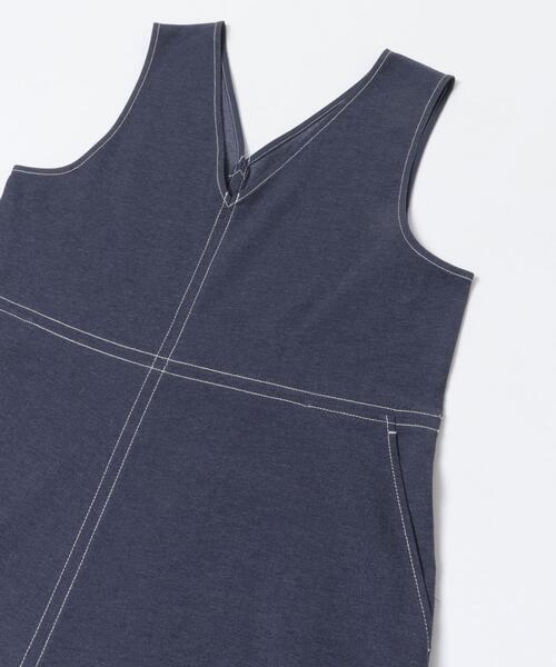 ITEMS URBANRESEARCH（アイテムズ アーバンリサーチ）の「『洗濯可』レーヨンデニムテントワンピース（ワンピース・レディース・ブルー/ブルー系その他・FREE）」の17枚目の写真