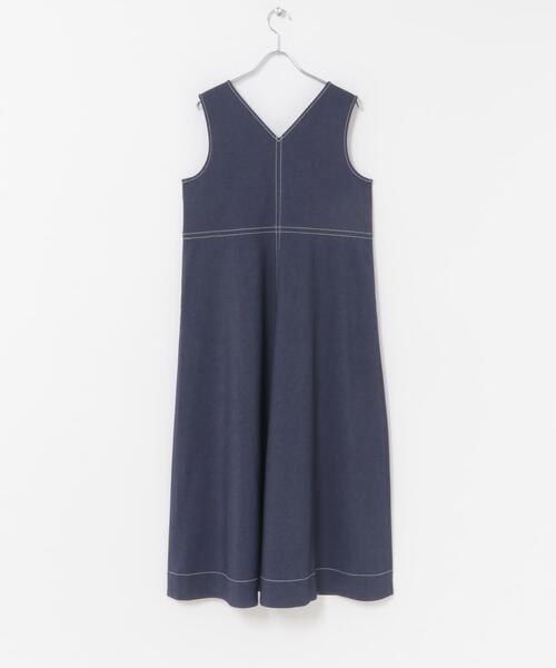 ITEMS URBANRESEARCH（アイテムズ アーバンリサーチ）の「『洗濯可』レーヨンデニムテントワンピース（ワンピース・レディース・ブルー/ブルー系その他・FREE）」の18枚目の写真