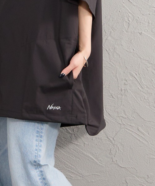 NANGA（ナンガ）の「[NANGA/ナンガ] PLC EXCURSION ドローコード ショートスリーブTシャツ（Tシャツ/カットソー・レディース・ブラック/ライトグレー・M/L）」の17枚目の写真