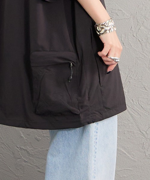 NANGA（ナンガ）の「[NANGA/ナンガ] PLC EXCURSION ドローコード ショートスリーブTシャツ（Tシャツ/カットソー・レディース・ブラック/ライトグレー・M/L）」の18枚目の写真