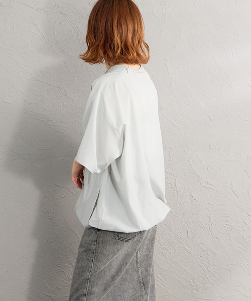 NANGA（ナンガ）の「[NANGA/ナンガ] PLC EXCURSION ドローコード ショートスリーブTシャツ（Tシャツ/カットソー・レディース・ブラック/ライトグレー・M/L）」の21枚目の写真