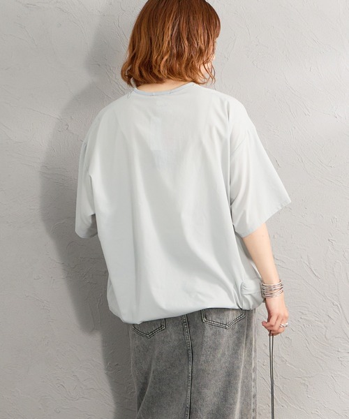 NANGA（ナンガ）の「[NANGA/ナンガ] PLC EXCURSION ドローコード ショートスリーブTシャツ（Tシャツ/カットソー・レディース・ブラック/ライトグレー・M/L）」の22枚目の写真