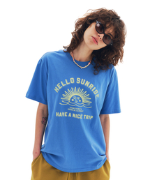 HELLO SUNRISE（ハローサンライズ）の「HS VTG Arch Logo Tee_Blue（Tシャツ/カットソー）」
