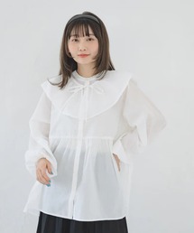 2wayケープブラウス【IROHANI】