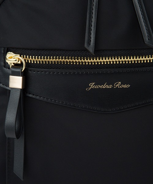 Jewelna Rose(ジュエルナローズ)の「リラ リュックサック A4/13.3インチPCサイズ 16361(バックパック/リュック・レディース・ブラック/グレー・FREE)」の8枚目の写真